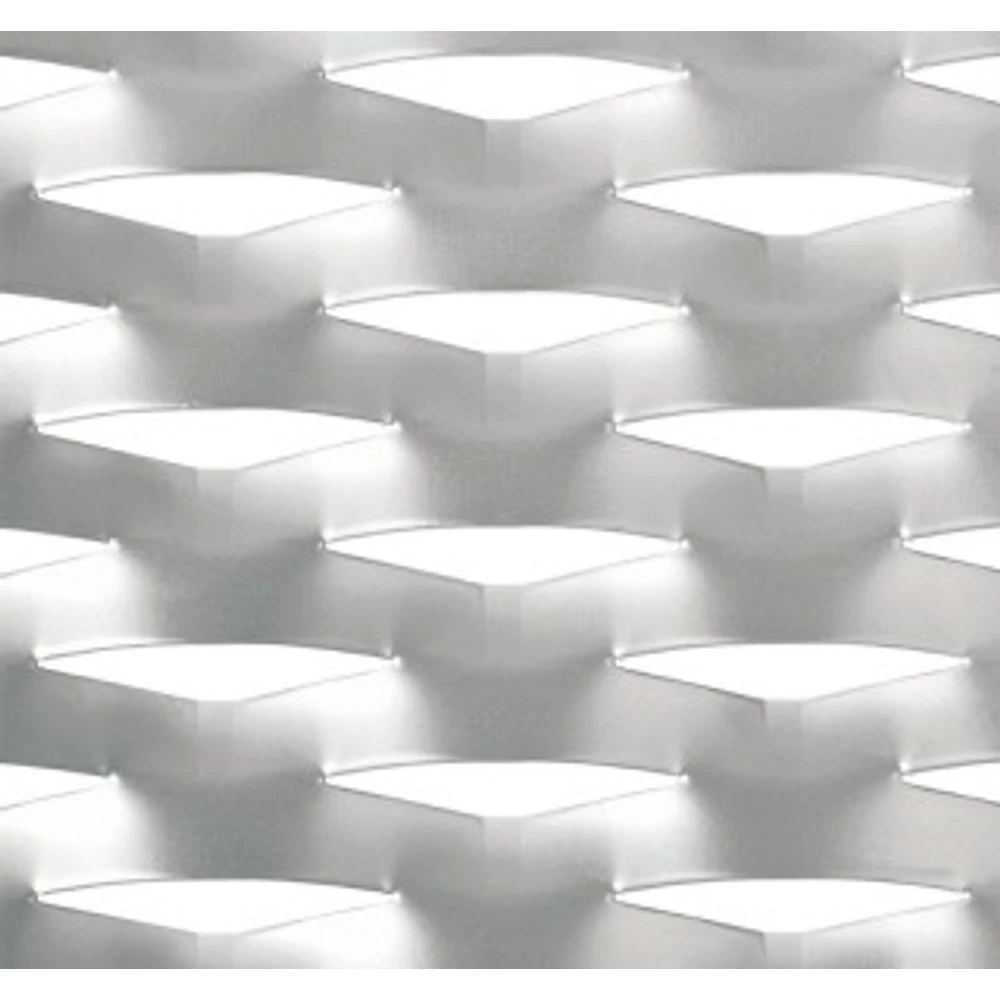 EXPANDÁLT LEMEZ / 115x48x20x2 mm / 1000x2000 mm / Al99.5% aluminium FLAMINIO