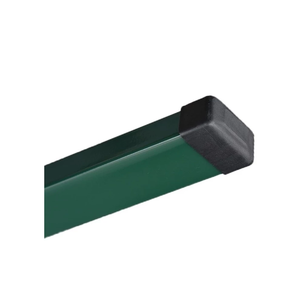 KERÍTÉSOSZLOP / 2000 x 60 X 40 X 1,3 mm / horganyzott + zöld szinterezett / furatnélküli