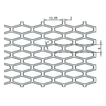 PERFORÁLT LEMEZ / HATSZÖGSZEM 6x14 / 1 mm / 600x1000 mm / 14||1000 / 1.4301 PERFORÁLT LEMEZ / HATSZÖGSZEM 6x14 / 1 mm / 600x1000 mm / 14||1000 / 1.4301