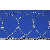 NATO DRÓTAKADÁLY / FD típus lapos / 500 mm átm. / horganyzott acél tüske