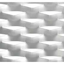 EXPANDÁLT LEMEZ / 115x48x20x2 mm / 1000x2000 mm / Al99.5% aluminium FLAMINIO