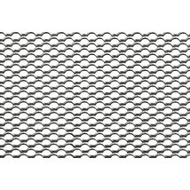 EXPANDÁLT LEMEZ /10x7x1.3x0.8 mm / 1000x2000 mm / horganyzott acél / körszem vh.