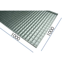 JÁRÓRÁCS / SP 230-34-38-3 / 1000x1000 mm / S235JR horganyzott acél JÁRÓRÁCS / SP 230-34-38-3 / 1000x1000 mm / S235JR horganyzott acél