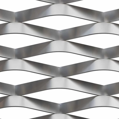 EXPANDÁLT LEMEZ / 150x62x22x1,5 mm / 1000x400 mm / acél / PASADENA