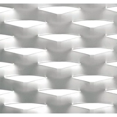 EXPANDÁLT LEMEZ / 115x48x20x2 mm / 1250x2500 mm / FLAMINIO / aluminum