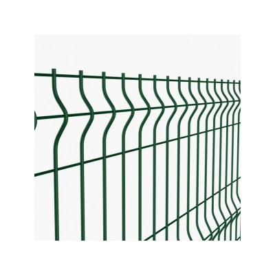 KERÍTÉSTÁBLA / 1500x2500 mm / átm. 3,7 mm / 60 x 200 mm / előhorganyzott + zöld szinterezett