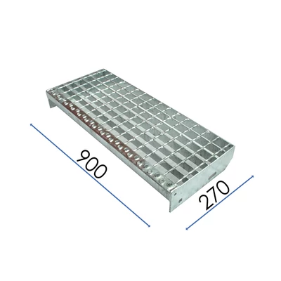 LÉPCSŐELEM / SP 330-34-38-3 / 900x270 mm / S235JR horganyzott acél